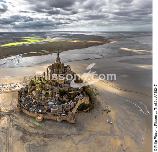 The Mont Saint-Michel - © Philip Plisson / Pêcheur d’Images / AA38247 - Photo Galleries - Square format