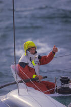 © Philip Plisson / Plisson La Trinité / AA38325 Laurent Bourgnon - Photo Galleries - Ocean racing trimaran