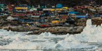© Philip Plisson / Plisson La Trinité / AA38610 Sur la côte ouest du Groenland - Nos reportages photos - 16/9 horizontal