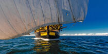 © Philip Plisson / Pêcheur d’Images / AA38664 L'Hermione en navigation - Nos reportages photos - Grand voilier