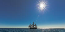 © Philip Plisson / Pêcheur d’Images / AA38667 L'Hermione at sea - Photo Galleries - Traditional sailing