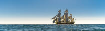 © Philip Plisson / Pêcheur d’Images / AA38645 L'Hermione at sea - Photo Galleries - Tall ship / Sailing ship