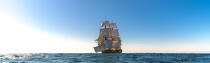© Philip Plisson / Pêcheur d’Images / AA38646 L'Hermione en navigation - Nos reportages photos - Grand voilier
