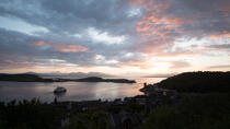 © Philip Plisson / Pêcheur d’Images / AA38742 Sunset on Oban - Nos reportages photos - Astre