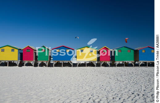 Muizenberg beach - © Philip Plisson / Plisson La Trinité / AA38881 - Photo Galleries - Beach