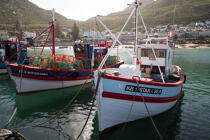 © Philip Plisson / Plisson La Trinité / AA38879 Kalk Bay Harbour - Nos reportages photos - Elément d'un bateau