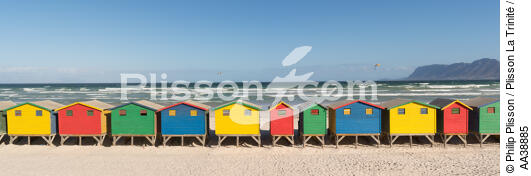 Muizenberg beach - © Philip Plisson / Plisson La Trinité / AA38885 - Nos reportages photos - Paysage littoral