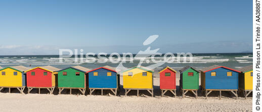 Muizenberg beach - © Philip Plisson / Plisson La Trinité / AA38887 - Nos reportages photos - Afrique du Sud