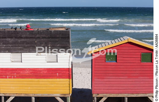 Muizenberg beach - © Philip Plisson / Plisson La Trinité / AA38884 - Photo Galleries - Construction/Building