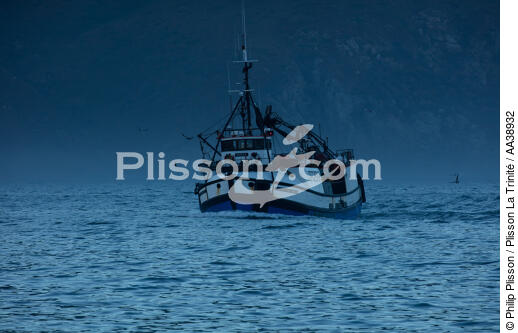 Port de Hout bay - © Philip Plisson / Plisson La Trinité / AA38932 - Nos reportages photos - Bateau de pêche