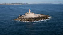 © Philip Plisson / Pêcheur d’Images / AA38964 Bugio lighthouse - Photo Galleries - Portugal