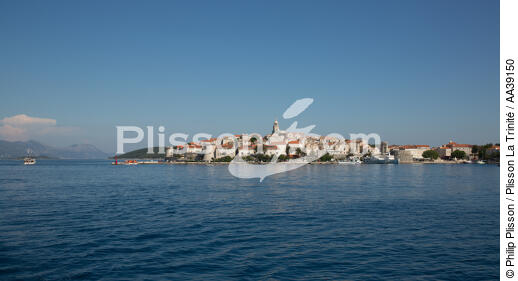 Korčula Croatie - © Philip Plisson / Plisson La Trinité / AA39150 - Nos reportages photos - Croatie