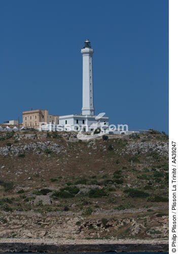 Santa Maria di Leuca lighthouse - © Philip Plisson / Plisson La Trinité / AA39247 - Photo Galleries - Italy