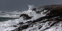 © Philip Plisson / Pêcheur d’Images / AA39271 Côte sauvage de Quiberon - Photo Galleries - Storm at sea