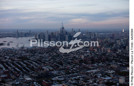 New york - © Philip Plisson / Plisson La Trinité / AA39384 - Photo Galleries - Sunset
