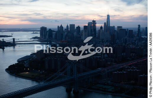 New york - © Philip Plisson / Plisson La Trinité / AA39386 - Nos reportages photos - Coucher de soleil