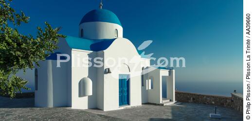 The Cyclades on the Aegean Sea - © Philip Plisson / Plisson La Trinité / AA39660 - Photo Galleries - Church