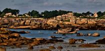 Ploumanac'h in the town of Perros-Guirec in Côtes d'Armor department © Philip Plisson / Pêcheur d’Images / AA39541 - Photo Galleries - The Pink Granite Coast