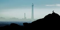 © Philip Plisson / Plisson La Trinité / AA39588 Mist on the Ile Vierge lighthouse - Photo Galleries - Maritime Signals