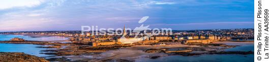 Saint-Malo vue du ciel - © Philip Plisson / Plisson La Trinité / AA39599 - Nos reportages photos - Type vue