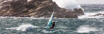 © Philip Plisson / Pêcheur d’Images / AA39615 Windsurf in La Torche in Finistère department - Photo Galleries - Brittany
