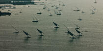 Dans le Delta du Nil © Philip Plisson / Plisson La Trinité / AA39832 - Nos reportages photos - Vue aérienne