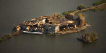 Sur le lac Manzala - Egypte © Philip Plisson / Plisson La Trinité / AA39835 - Nos reportages photos - Vue aérienne