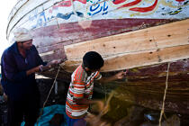 Sur le lac Burullus - Egypte © Philip Plisson / Plisson La Trinité / AA39844 - Nos reportages photos - Egypte