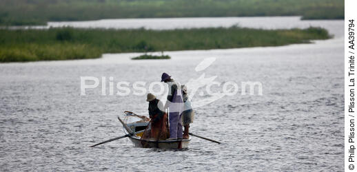 Sur le lac Manzala - Egypte - © Philip Plisson / Plisson La Trinité / AA39794 - Nos reportages photos - Couleur