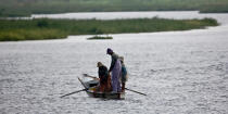 Sur le lac Manzala - Egypte © Philip Plisson / Plisson La Trinité / AA39794 - Nos reportages photos - 16/9 horizontal